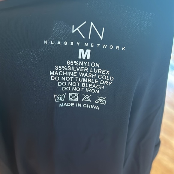 LONG SLEEVE SPARKLY MESH BRAMI DRESS - Picture 9 of 9